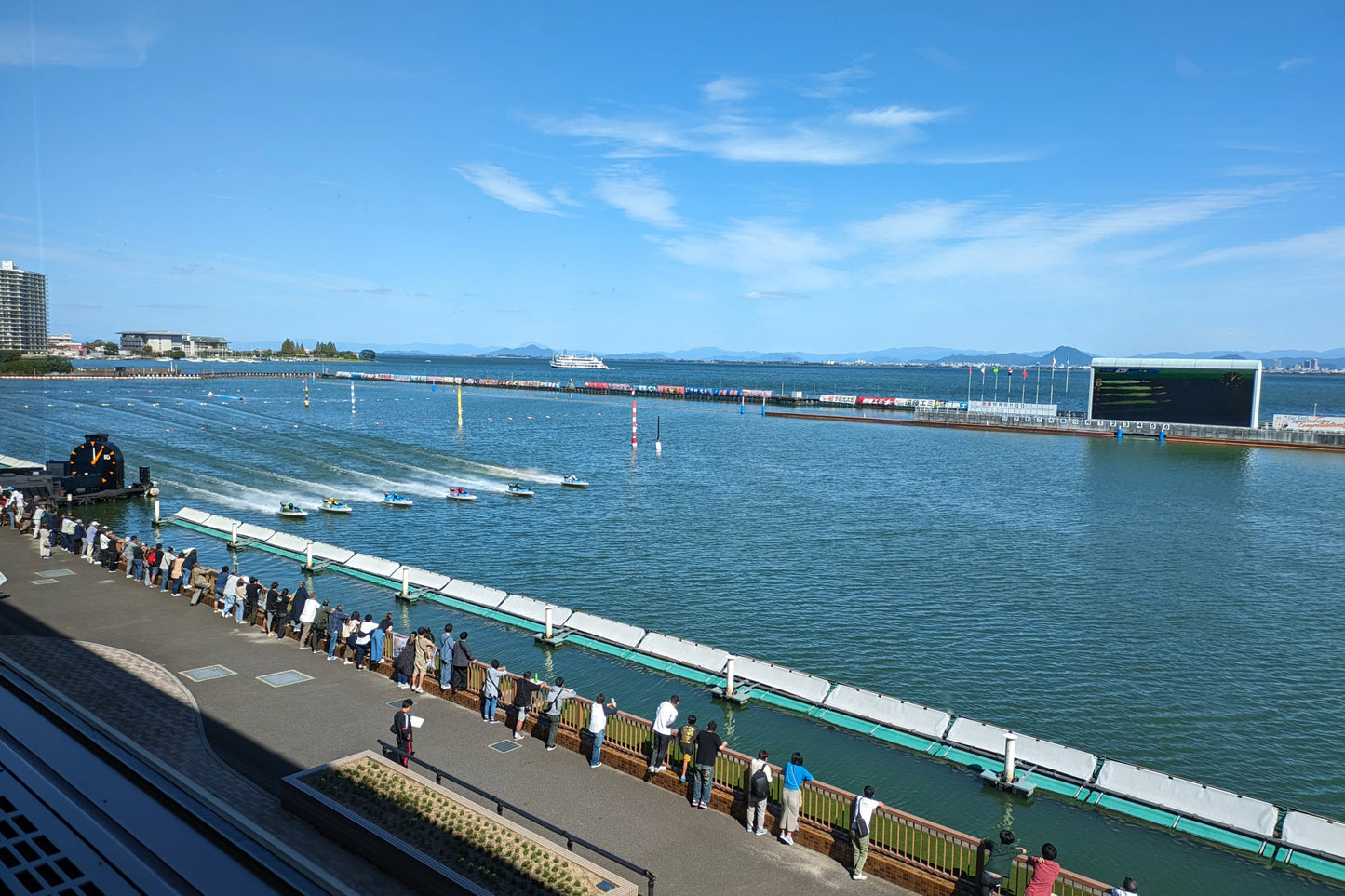 Private Lake Biwa Boat Race Tour with Your Own Local Guide